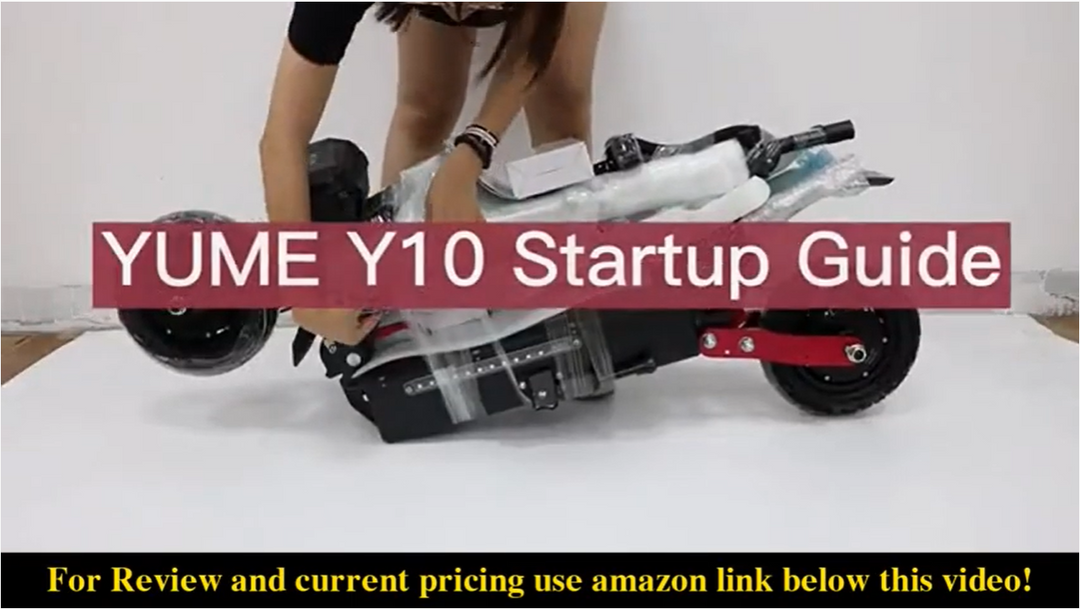 YUME Y10 Electric Scooter Startup Guide